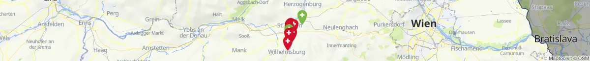 Map view for Pharmacies emergency services nearby Pyhra (Sankt Pölten (Land), Niederösterreich)